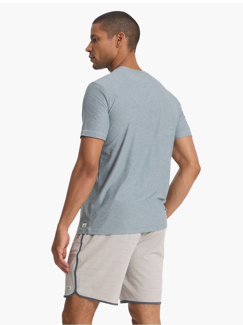 NWT | Vuori Men’s Strato Tech Tee | XL | Stormy Heather - Picture 3 of 7